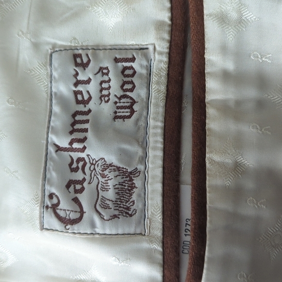 Vintage Robert Di Camerino Cashmere And Wool Blazer Jacket - Picture 10 of 14